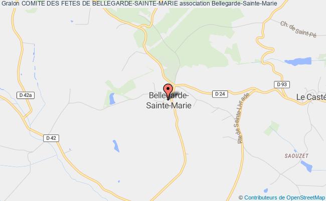 plan association Comite Des Fetes De Bellegarde-sainte-marie Bellegarde-Sainte-Marie