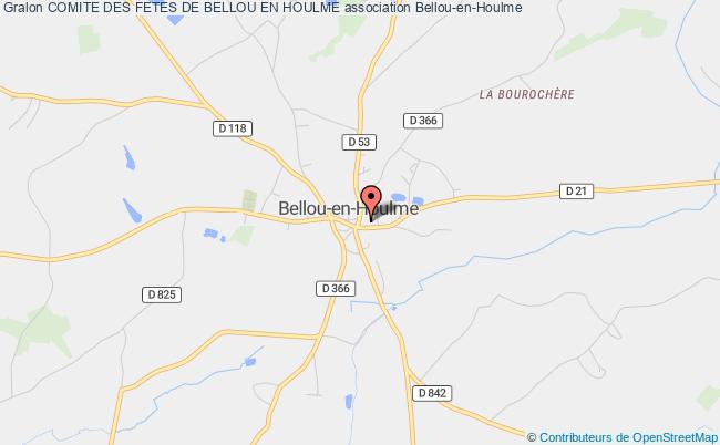plan association Comite Des Fetes De Bellou En Houlme Bellou-en-Houlme