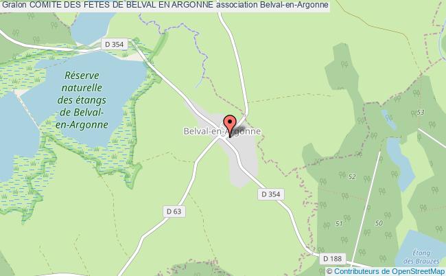 plan association Comite Des Fetes De Belval En Argonne Belval-en-Argonne