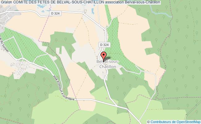 plan association Comite Des Fetes De Belval-sous-chatillon Belval-sous-Châtillon