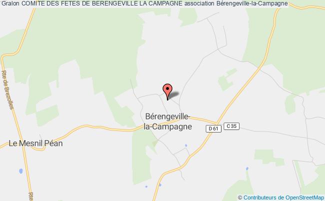 plan association Comite Des Fetes De Berengeville La Campagne Bérengeville-la-Campagne
