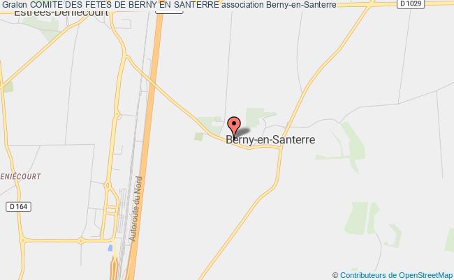plan association Comite Des Fetes De Berny En Santerre Berny-en-Santerre