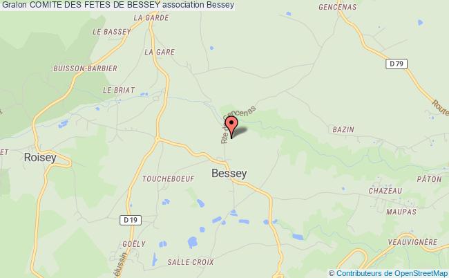 plan association Comite Des Fetes De Bessey Bessey