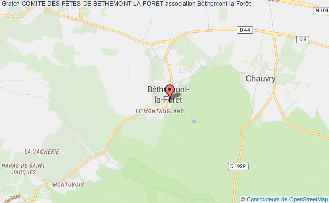 plan association Comite Des FÊtes De Bethemont-la-foret Béthemont-la-Forêt