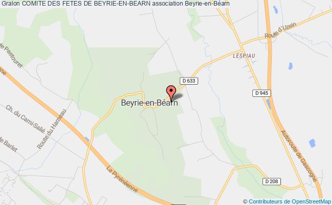 plan association Comite Des Fetes De Beyrie-en-bearn Beyrie-en-Béarn