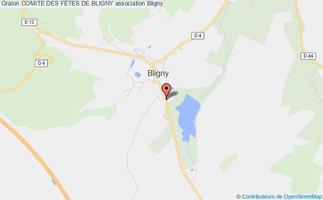 plan association Comite Des FÊtes De Bligny Bligny