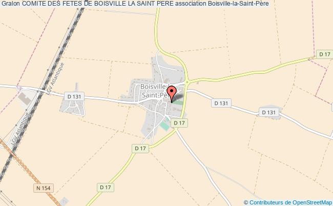 plan association Comite Des Fetes De Boisville La Saint Pere Boisville-la-Saint-Père