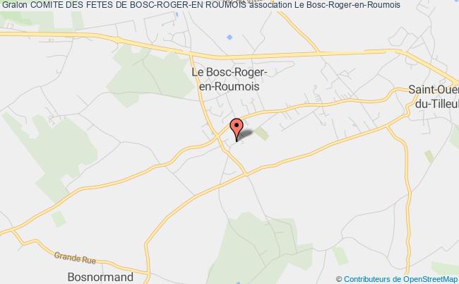 plan association Comite Des Fetes De Bosc-roger-en Roumois BOSROUMOIS