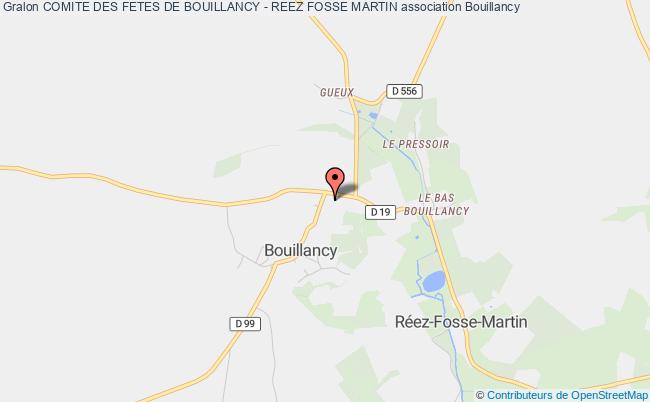 plan association Comite Des Fetes De Bouillancy - Reez Fosse Martin Bouillancy