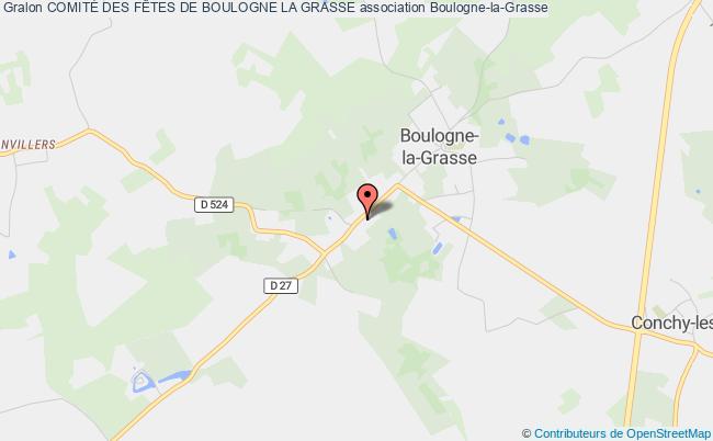 plan association ComitÉ Des FÊtes De Boulogne La Grasse Boulogne-la-Grasse