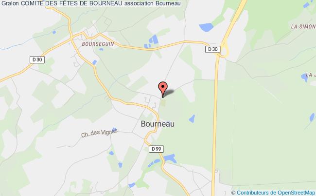 plan association Comite Des FÊtes De Bourneau Bourneau