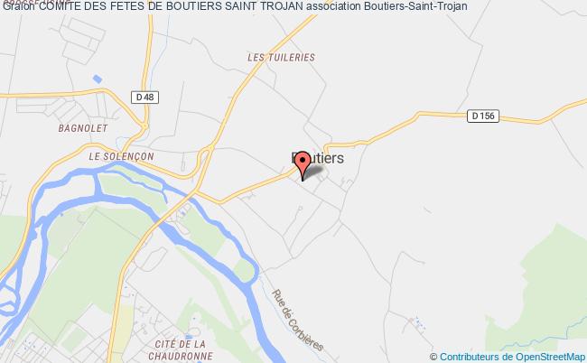 plan association Comite Des Fetes De Boutiers Saint Trojan Boutiers-Saint-Trojan
