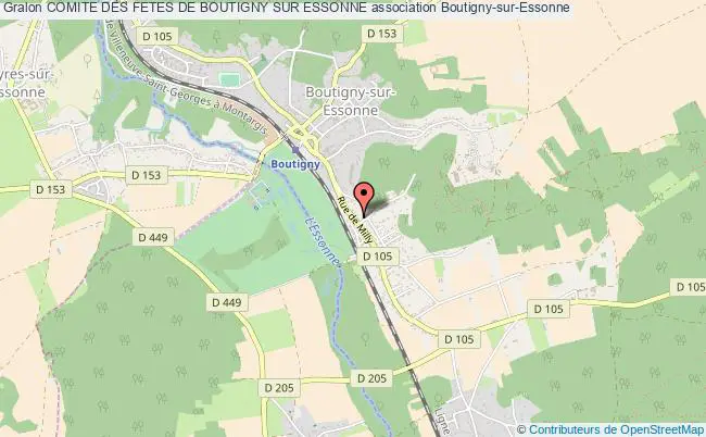 plan association Comite Des Fetes De Boutigny Sur Essonne Boutigny-sur-Essonne