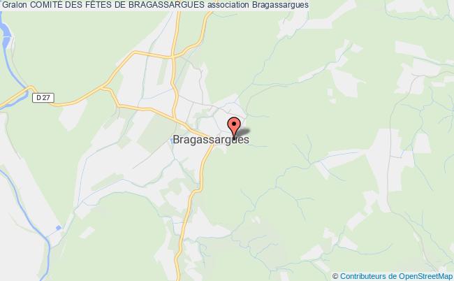 plan association ComitÉ Des FÊtes De Bragassargues Bragassargues