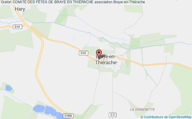 plan association ComitÉ Des FÊtes De Braye En ThiÉrache Braye-en-Thiérache
