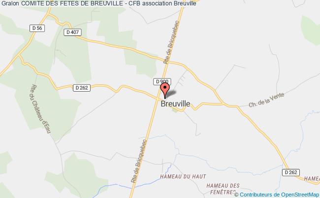 plan association Comite Des Fetes De Breuville - Cfb Breuville