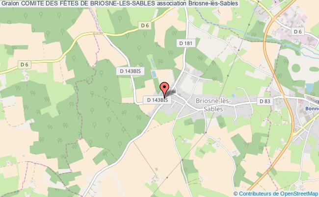 plan association Comite Des FÊtes De Briosne-les-sables Briosne-lès-Sables