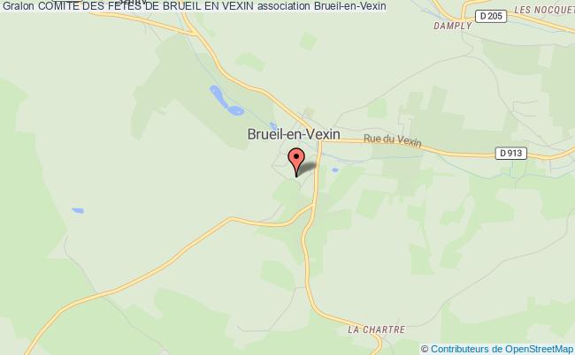 plan association Comite Des Fetes De Brueil En Vexin Brueil-en-Vexin