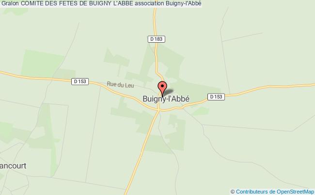 plan association Comite Des Fetes De Buigny L'abbe Buigny-l'Abbé