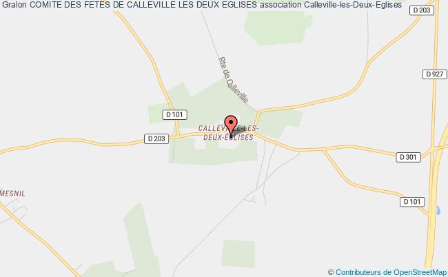 plan association Comite Des Fetes De Calleville Les Deux Eglises Calleville-les-Deux-Églises