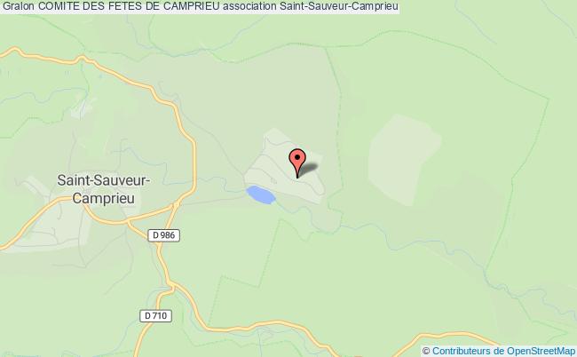 plan association Comite Des Fetes De Camprieu Saint-Sauveur-Camprieu