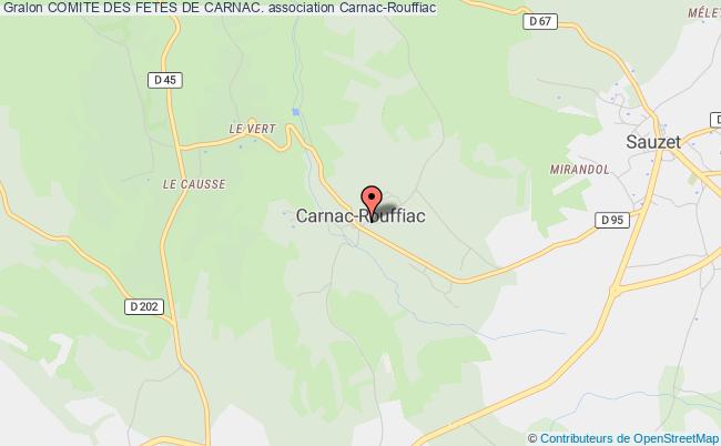 plan association Comite Des Fetes De Carnac. Carnac-Rouffiac