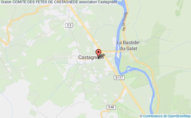 plan association Comite Des Fetes De Castagnede Castagnède