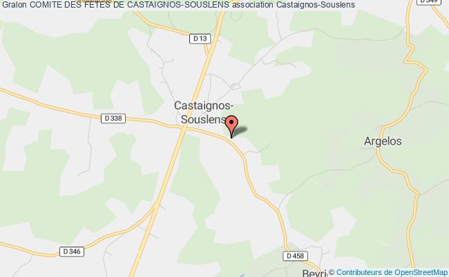 plan association Comite Des Fetes De Castaignos-souslens Castaignos-Souslens