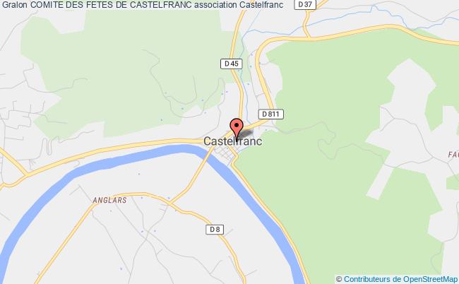 plan association Comite Des Fetes De Castelfranc Castelfranc