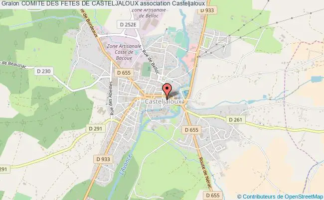 plan association Comite Des Fetes De Casteljaloux Casteljaloux