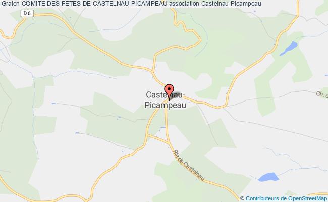 plan association Comite Des Fetes De Castelnau-picampeau Castelnau-Picampeau