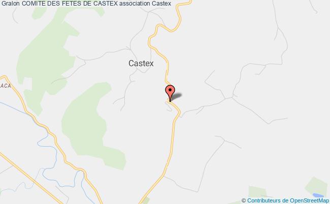 plan association Comite Des Fetes De Castex Castex