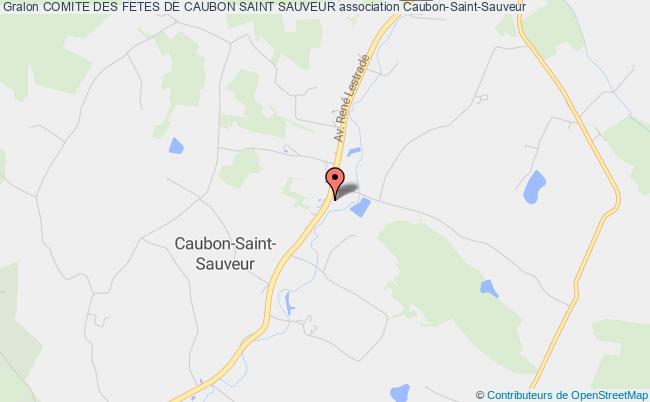 plan association Comite Des Fetes De Caubon Saint Sauveur Caubon-Saint-Sauveur