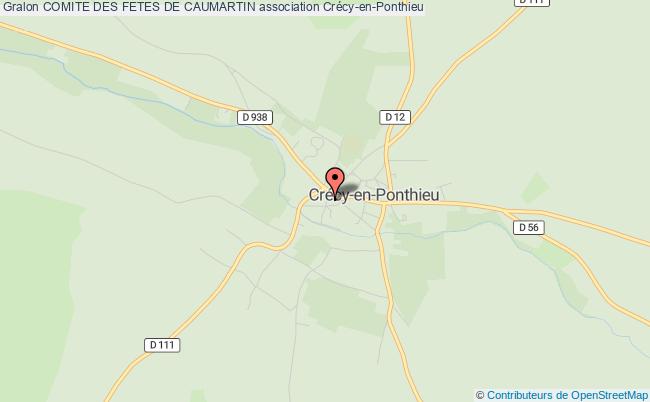 plan association Comite Des Fetes De Caumartin Crécy-en-Ponthieu