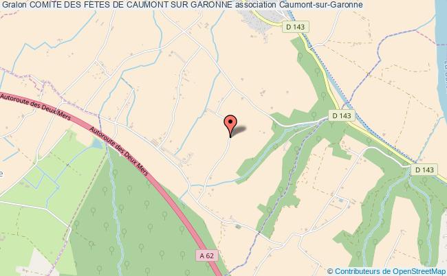 plan association Comite Des Fetes De Caumont Sur Garonne Caumont-sur-Garonne