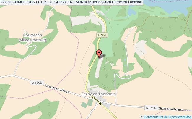 plan association Comite Des FÊtes De Cerny En Laonnois Cerny-en-Laonnois