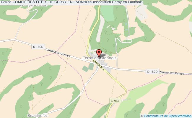 plan association Comite Des Fetes De Cerny En Laonnois Cerny-en-Laonnois
