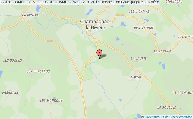 plan association Comite Des FÊtes De Champagnac-la-riviere Champagnac-la-Rivière
