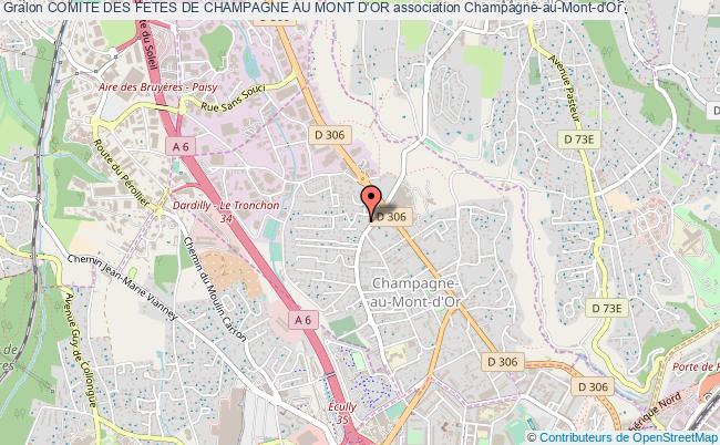 plan association Comite Des Fetes De Champagne Au Mont D'or Champagne-au-Mont-d'Or