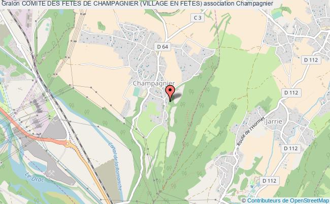 plan association Comite Des Fetes De Champagnier (village En Fetes) Champagnier
