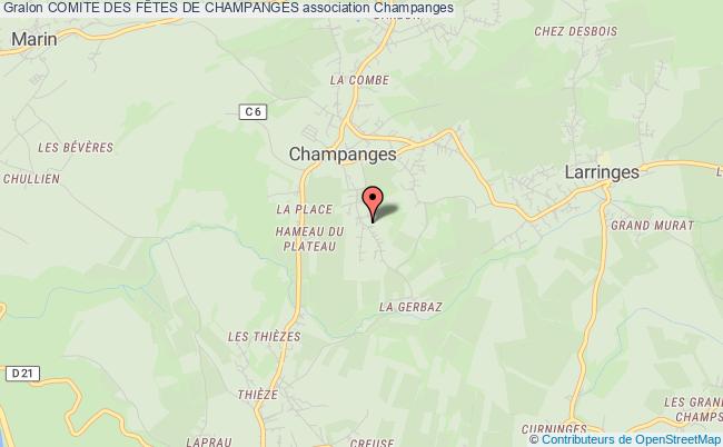 plan association Comite Des FÊtes De Champanges Champanges