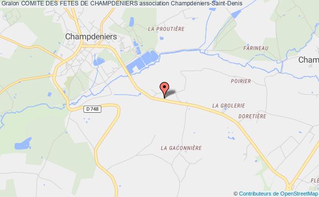 plan association Comite Des Fetes De Champdeniers Champdeniers