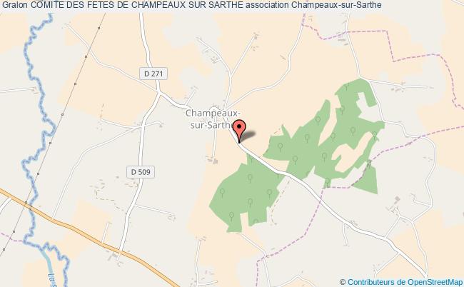 plan association Comite Des Fetes De Champeaux Sur Sarthe Champeaux-sur-Sarthe