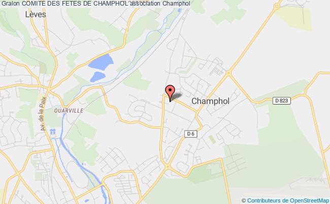 plan association Comite Des Fetes De Champhol Champhol