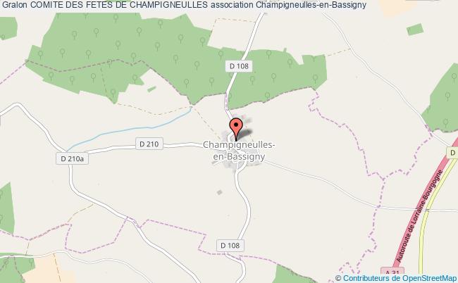 plan association Comite Des Fetes De Champigneulles Champigneulles-en-Bassigny