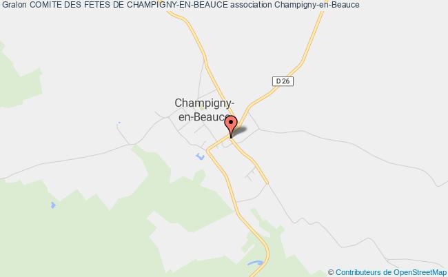 plan association Comite Des Fetes De Champigny-en-beauce Champigny-en-Beauce