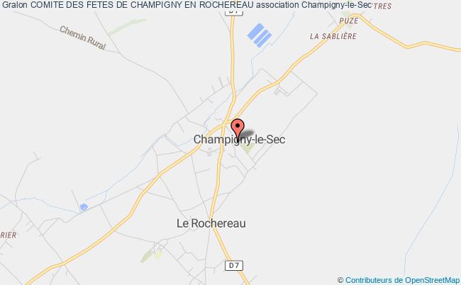 plan association Comite Des Fetes De Champigny En Rochereau Champigny en rochereau
