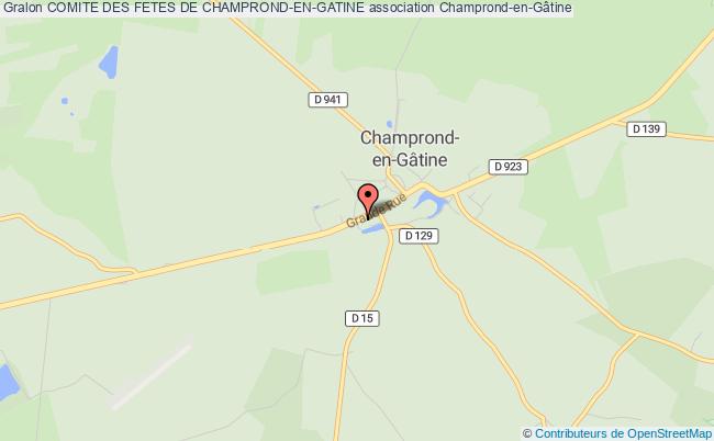 plan association Comite Des Fetes De Champrond-en-gatine Champrond-en-Gâtine