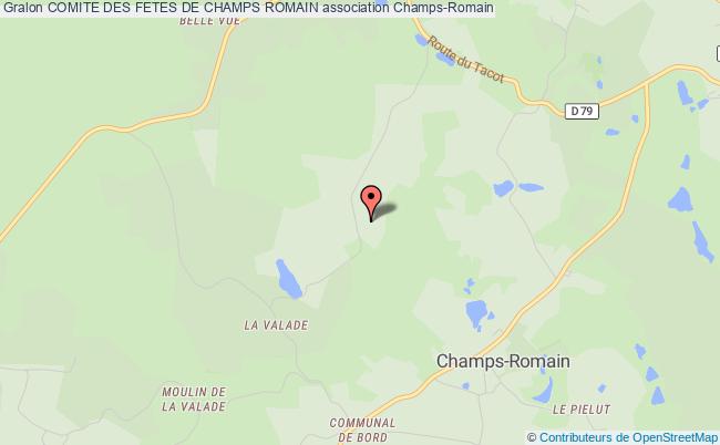 plan association Comite Des Fetes De Champs Romain Champs-Romain