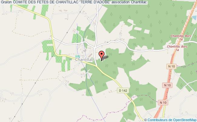 plan association Comite Des Fetes De Chantillac 'terre D'adobe' Chantillac